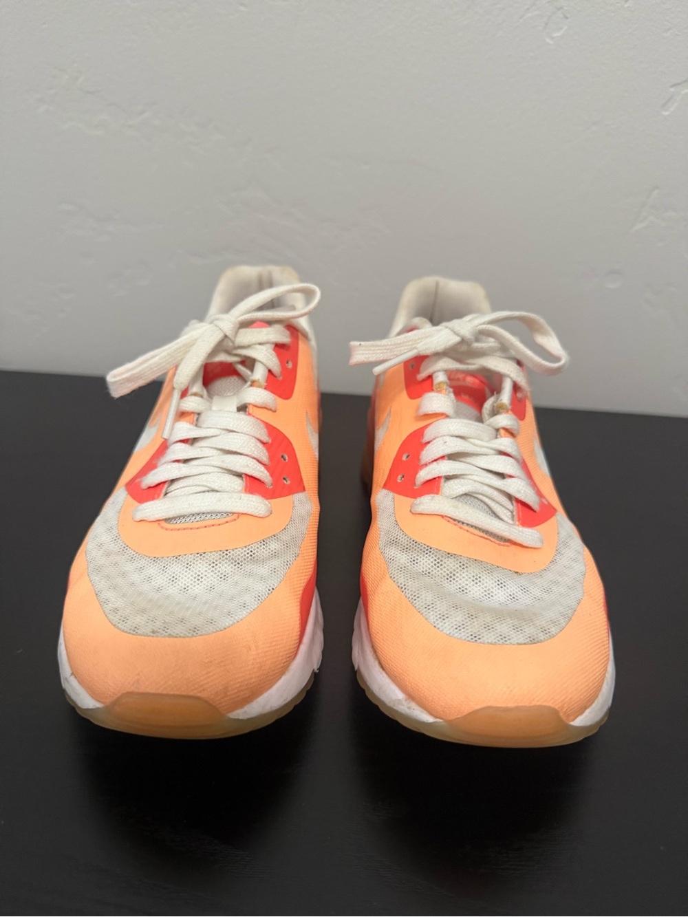 Nike Women’s Air Max Neon Orange & Light Gray Sneakers